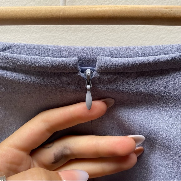 Kasper ASL dusty blue NWT skirt set with blazer size 8 with zip up and button up - Picture 13 of 14